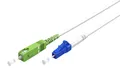 Produktbild: Goobay Glasfaserkabel (FTTH) Singlemode (OS2) White weiß (Simplex) 20 m Licht Netzwerkkabel