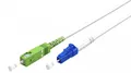 Produktbild: Glasfaserkabel (FTTH), Singlemode (OS2) White, (Simplex),SC-APC/LC-UPC, 20 m