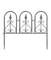 Produktbild: Beeteinfassung Beetzaun Lilie nostalgisch aus Metall 57 x 48 x 1 cm, Dehner