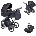 Produktbild: Kinderwagen-Set 4 in 1 Dante inkl. Sportsitz und Autositz - 13 Teile - in 12 Designs