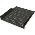 Produktbild: Digitus Fachboden 48,3cm 19Zoll fuer Netzwerkschrank max.25Kg RAL9005 schwarz 483x550x88mm incl.... (DN-19 TRAY-2-55-SW)