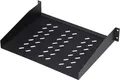 Produktbild: Digitus DN-19 TRAY-2-55-SW 19 Zoll Netzwerkschrank-Geräteboden 2 HE Festeinbau Geeignet für Schranktiefe: ab 800 mm Schwarz