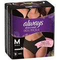 Produktbild: always Inkontinenz-Pants Discreet Boutique Schwarz, 6, 9-St., Gr. M, Saugstärke 6, starke Blasenschwäche schwarz