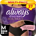 Produktbild: Always Discreet Boutique Inkontinenz-Höschen Plus Schwarz, Frauen, M, 9 Höschen