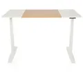Produktbild: Mid.you Schreibtisch, Weiß, Eiche, Holzwerkstoff, rechteckig, 70x73 - 118x140 cm, höhenverstellbar, Arbeitszimmer, Schreibtische, Bürotische
