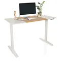 Produktbild: Schreibtisch höhenverstellbar elektrisch 140x70 cm Memory Funktion hjh OFFICE