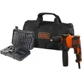 Produktbild: Black&decker - 710W Percussion Bohrer mit Tasche und Zubehör Black+Decker Beh710SA32