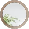 Produktbild: Vladon Spiegel, Bronze, Holzwerkstoff, Rund, 50x50x2 cm, Spiegel, Wandspiegel