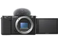 Produktbild: SONY Alpha ZV-E10 Body Vlogging Kamera Systemkamera, 7,5 cm Display Touchscreen, WLAN