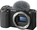 Produktbild: Sony a ZV-E10 - Digitalkamera - spiegellos - 24.2 MPix - APS-C - 4K / 30 BpS - nur Gehäuse - Wireless LAN, Bluetooth - Schwarz