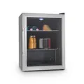 Produktbild: Klarstein Beersafe XL Kühlschrank 60 Liter 2 Böden Panoramaglastür Edelstahl 10027672