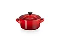 Produktbild: LE CREUSET Mini-Cocotte aus Steinzeug, 250 ml, 10 x 5 cm, Kirschrot, 71901100600100