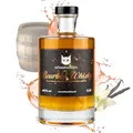 Produktbild: BÖSER KATER Bourbon Whisky | Fassgelagert & handgemacht | Das perfekte Geschenk für jeden Anlass | Einzigartig vollmundiger Geschmack | Noten von Karamell, Honig & Vanille 0,5l 40% Vol.