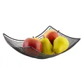 Produktbild: axentia Obstschale Obstkorb, Eisendraht, schwarz, ca. 31 x 10 x 23 cm