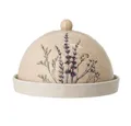 Produktbild: Bloomingville Butterdose Bloomingville Bea Butterdose rund 15x10 cm Natur Steingut, Steingut, (Packung)
