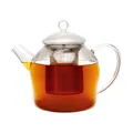 Produktbild: Bredemeijer große Teekanne aus Glas mit Edelstahl-Siebeinsatz 1.2 Liter