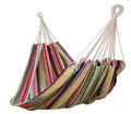 Produktbild: Kronenburg Hängematte aus Nylon oder Polybaumwolle, in verschiedenen Ausführungen, Belastbar bis 300 kg, waschbar bis 30° C, handgedrehte Zöpfe