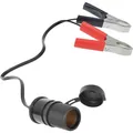 Produktbild: IWH Batterieklemmen mit Steckdose 12/24 Volt Belastbarkeit Strom max.=16 A   ...
