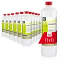 Produktbild: 15x 1 L  Essigsäure 60% in Flaschen