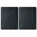 Produktbild: KESPER 3662313 XL Herdabdeckplatte, 2er Set, Motiv SCHIEFER / Glasschneidbret...