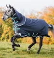 Produktbild: Horseware Amigo Bravo 12 Plus medium mit Halsteil Navy/Aqua Gr. wählbar (160)