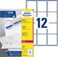 Produktbild: AVERY Zweckform L7164-100 Adressetiketten/Adressaufkleber (1.200 Etiketten mit ultragrip, 63,5x72mm auf A4, bedruckbar, selbstklebend, für DIN C4/C5 Briefkuverts, Papier matt) 100 Blatt, weiß