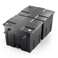 Produktbild: SunSun Bio CBF-350B Teichfilter bis 60000L Teichvolumen max. 10000L/h 2-Kammer Durchlauffilter Modulteichfilter Teich Filter Biofilter