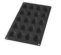 Produktbild: Lékué GOURMET MINI, Mini Muschelform, schwarz, Silikon, 20 Mulden, 1 Stück
