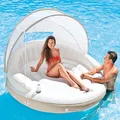 Produktbild: INTEX Canopy Island 199cm Schwimmliege Pool Wasserliege Badeinsel Luftmatratze