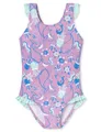 Produktbild: Schiesser Mädchen Aqua Kids Girls-Größe 92 bis 140 Badeanzug, Beere_182734, 98 cm