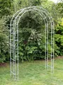 Produktbild: Rosenbogen Verzinkt Breite 140 cm Rundbogen Feuerverzinkt Wetterfest Metall Zink
