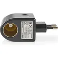 Produktbild: Nedis Steckdosen Adapter Euro / Typ C (CEE 7/16) - 100 - 240 V AC 50/60 Hz, 12 V DC, 6 W, Netzstromv (WACA12V)