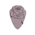 Produktbild: KNIT FACTORY - Coco Dreiecksschal Junior - Mädchen Strickschal mit Wolle - Halstuch für Kinder - Rosa Kinderschal - Umschlagtücher aus Hochwertige Qualität - Kinder XXL Schal - 140 x 60 cm - Mauve