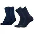 Produktbild: bugatti Socken bugatti Herren Socken 4er Pack uni basic Farben rot, indigo melange bugatti Herren Socken 4er Pack uni basic Farben rot, indigo melange 43-46