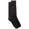 Produktbild: HUGO 2P Crew Sock Schwarz Gr 43/46