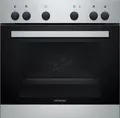Produktbild: Siemens Einbau-Herd-Set EQ110KA2EE | Elektro-Backofen 66l | Glaskeramikfeld 4 Zonen | 3D Heißluft | Edelstahl, A (Spektrum:  bis D)