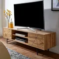Produktbild: TV Schrank FineBuy 160x45x40 cm Lowboard Holz Fernsehkommode Fernsehschrank