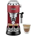 Produktbild: De'Longhi Dedica Style EC685.R Espressomaschine 1.1 L Rot, Silber