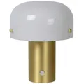 Produktbild: Lucide Tischleuchte Timon, Messing, Glas, 17.5x21x17.5 cm, RoHS, Reach, 3 Helligkeitsstufen, Lampen & Leuchten, Innenbeleuchtung, Tischlampen, Tischlampen