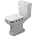 Produktbild: Duravit 1930 Stand WC Kombination, Abgang innen senkrecht, weiss, 02270100001, Farbe: Weiß mit Wondergliss