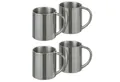 Produktbild: HAC24 Becher Trinkbecher Isolierbecher Kaffee Thermo Tasse Edelstahlbecher, 4-tlg., Edelstahl, 200ml, Doppelwandig