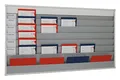 Produktbild: Planungstafeln für Handwerker, Baupläne H900xB1580xT76 mm 6 Schienen grau EICHNER