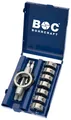 Produktbild: Gewindeschneideisen HSSG DIN 223 B mit Halter in Minibox, 8 Stück M3 M12 und ...