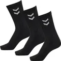 Produktbild: hummel Basic Sportsocken 3 Paar Regular Passform Fitness Freizeit schwarz neu