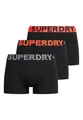Produktbild: Superdry Herren Boxershorts im Dreierpack Schwarz/Orange XL