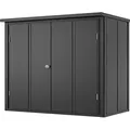 Produktbild: Gfp Primeyard Geräteschrank Metall 156x84x131 Cm Gartenschrank Anthrazit Inkl. Fußboden