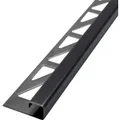 Produktbild: Dalsys Fliesenschiene Edelstahl Schwarz 2,5m x 12,5mm Eckprofil Quadrat
