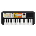 Produktbild: Yamaha PSS-F30 Mini Keyboard, schwarz – Leichtes Keyboard für Kinder mit Mini-Tastatur und wunderschönen Instrumentenklängen – Mit Mini-Kopfhöreranschluss