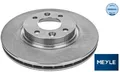 Produktbild: 2x Bremsscheibe MEYLE 16-155210034 2 Bremsscheiben Vorderachse Vorne