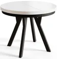 Produktbild: Esstisch Rund Evo, Moderner Esstich Ausziehbar, Tisch mit Stabile Konstruktion, Durchmesser 90 - 190 cm, Farbe Craft